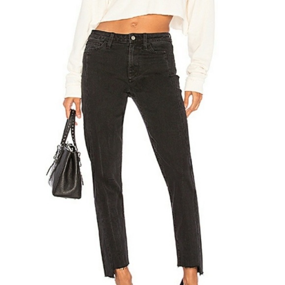 Joe’s Jeans x Taylor Hill Mid-Rise Slim Straight Ankle Jeans